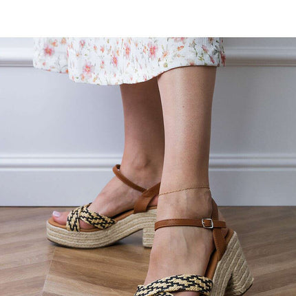 Heel sandals model 213410 - Très Elite