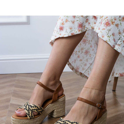 Heel sandals model 213410