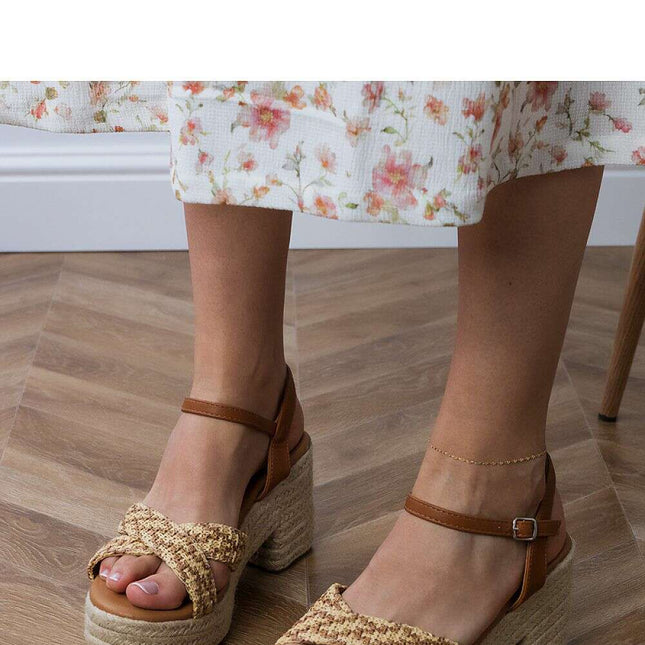 Heel sandals model 213411