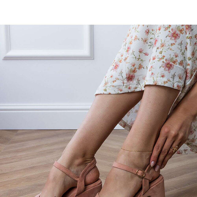 Heel sandals model 213412