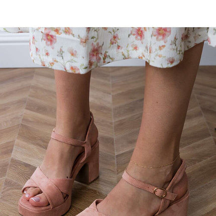 Heel sandals model 213412 - Très Elite