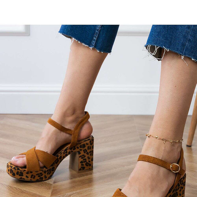 Heel sandals model 213413