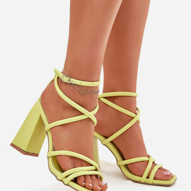 Heel sandals model 213921