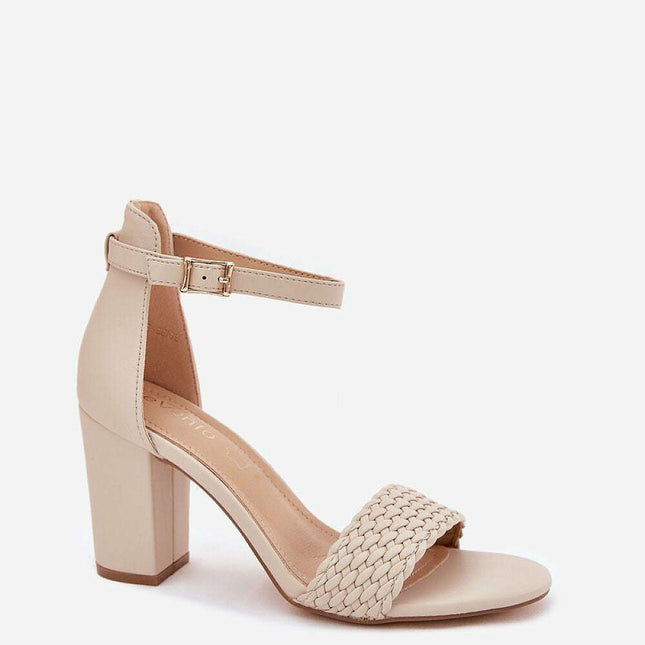 Heel sandals model 213925