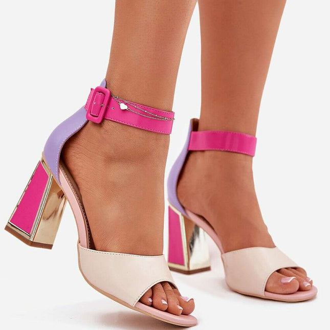 Heel sandals model 213932