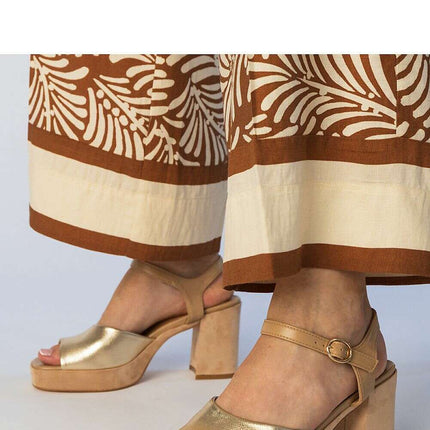 Heel sandals model 214002 - Très Elite