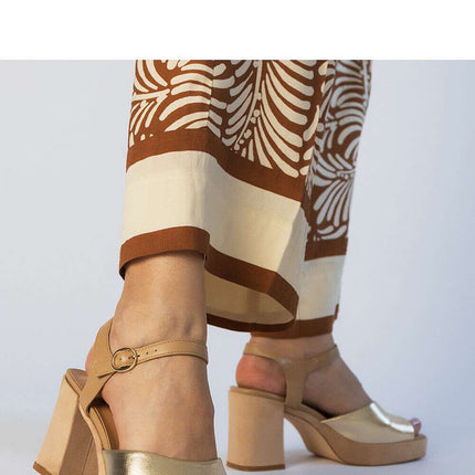 Heel sandals model 214002 - Très Elite