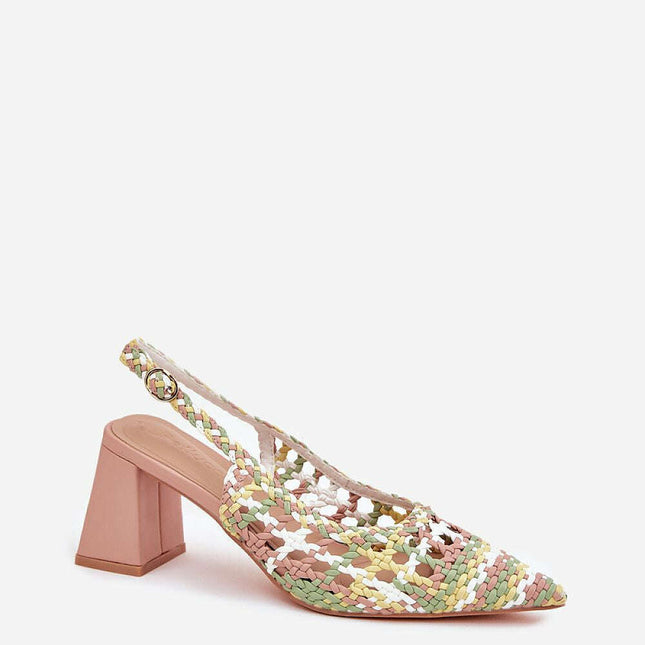 Heel sandals model 214085