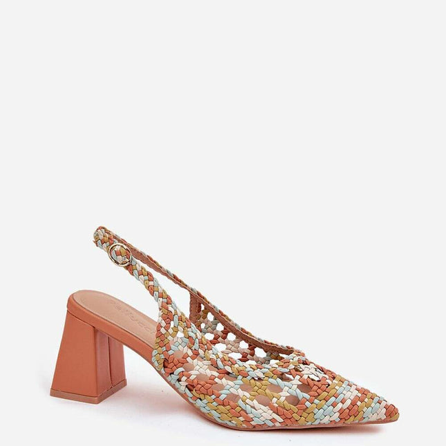 Heel sandals model 214086