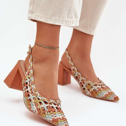 Heel sandals model 214086