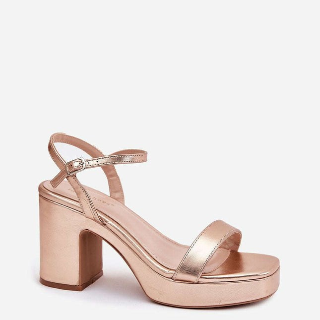 Heel sandals model 214092