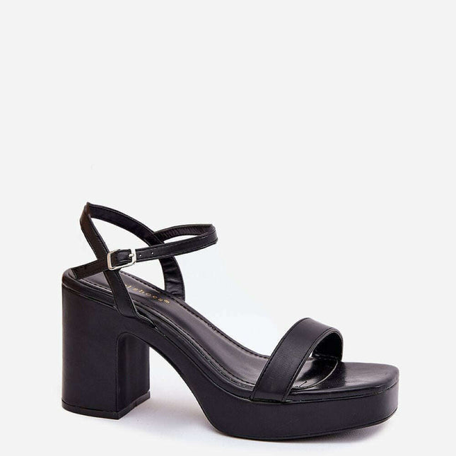 Heel sandals model 214093