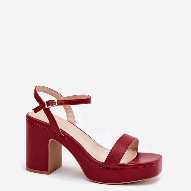 Heel sandals model 214094