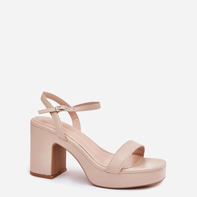 Heel sandals model 214338