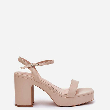 Heel sandals model 214338 - Très Elite