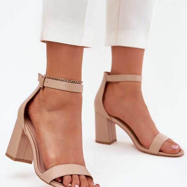 Heel sandals model 214339