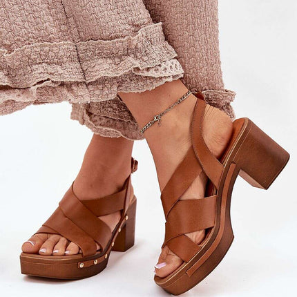 Heel sandals model 214390 - Très Elite