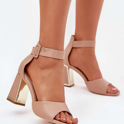 Heel sandals model 214392