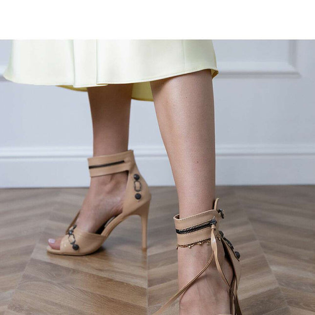 Heel sandals model 214593