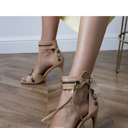 Heel sandals model 214593 - Très Elite