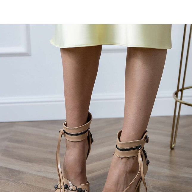 Heel sandals model 214593