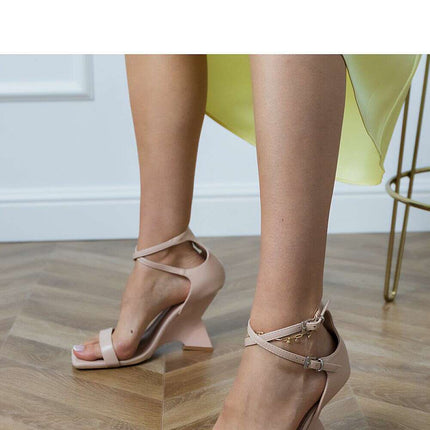 Heel sandals model 214636