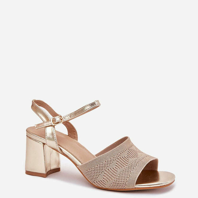 Heel sandals model 214685