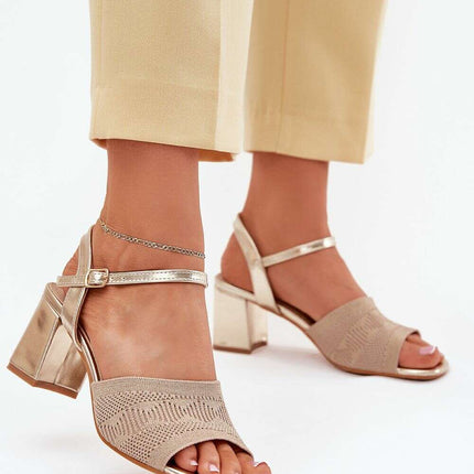 Heel sandals model 214685