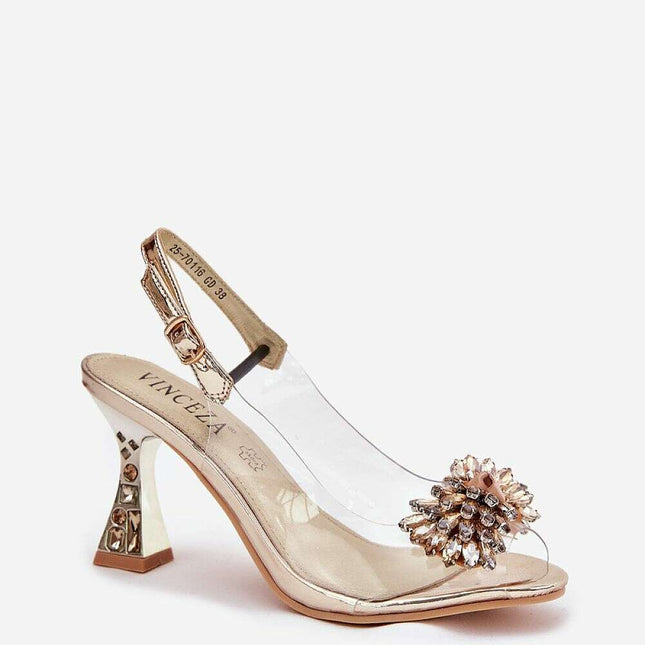 Heel sandals model 214705