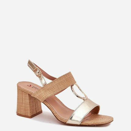Heel sandals model 214984 - Très Elite