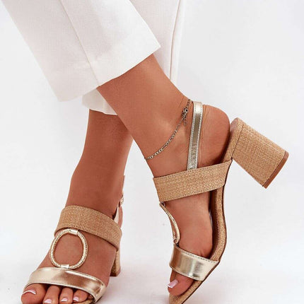 Heel sandals model 214984 - Très Elite