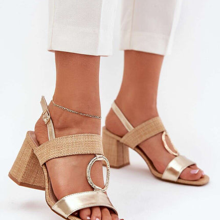 Heel sandals model 214984