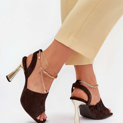 Heel sandals model 214989 - Très Elite