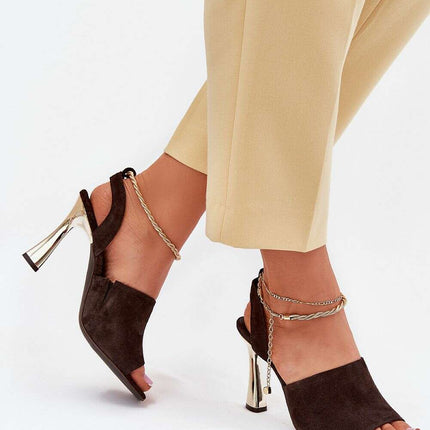 Heel sandals model 214989