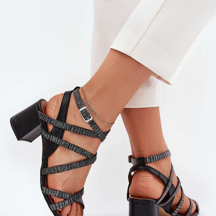 Heel sandals model 215004 - Très Elite