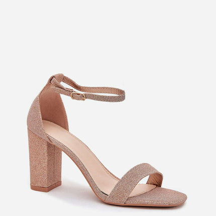 Heel sandals model 215640 - Très Elite