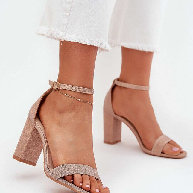 Heel sandals model 215640