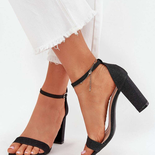 Heel sandals model 215642