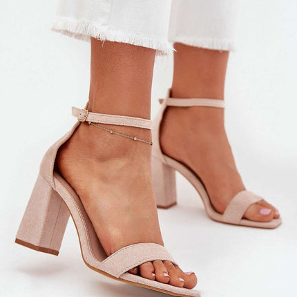 Heel sandals model 215702