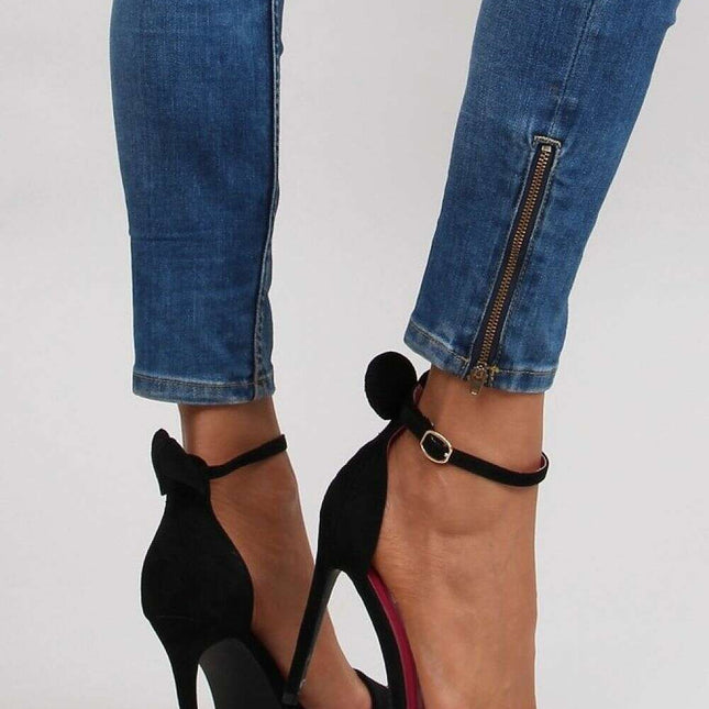 Heel sandals model 84733