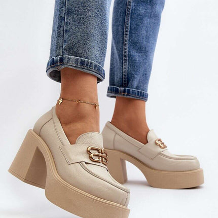 Heeled low shoes model 192289 - Très Elite