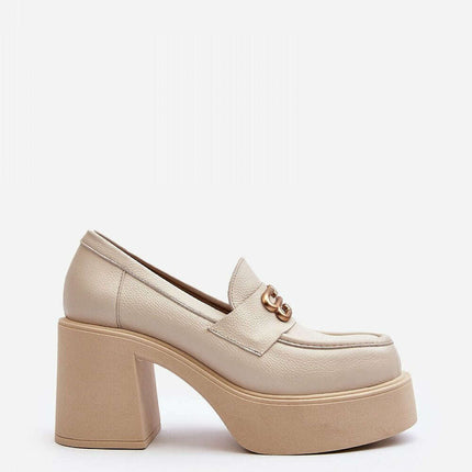 Heeled low shoes model 192289 - Très Elite