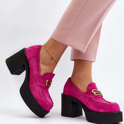 Heeled low shoes model 192289 - Très Elite