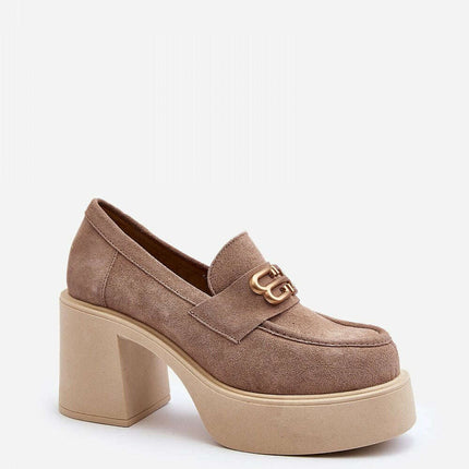 Heeled low shoes model 192289 - Très Elite