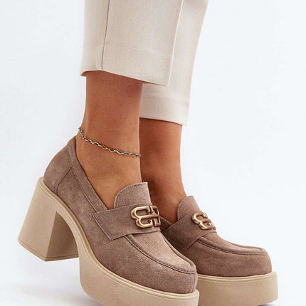 Heeled low shoes model 192289 - Très Elite