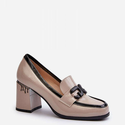 Heeled low shoes model 195396 - Très Elite