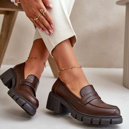 Heeled low shoes model 199097 - Très Elite