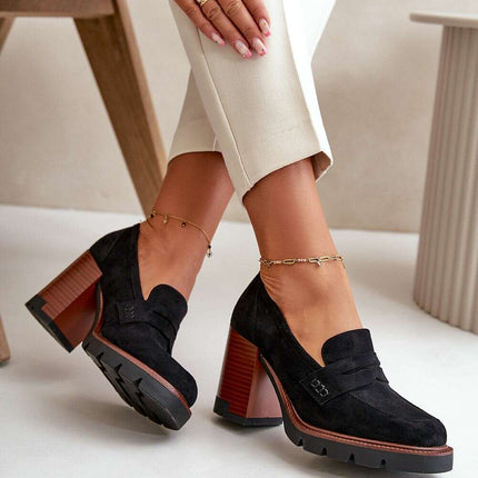 Heeled low shoes model 199176 - Très Elite
