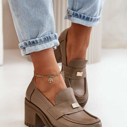 Heeled low shoes model 199314 - Très Elite