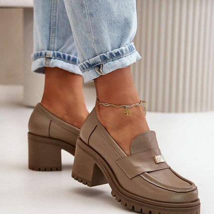 Heeled low shoes model 199314 - Très Elite